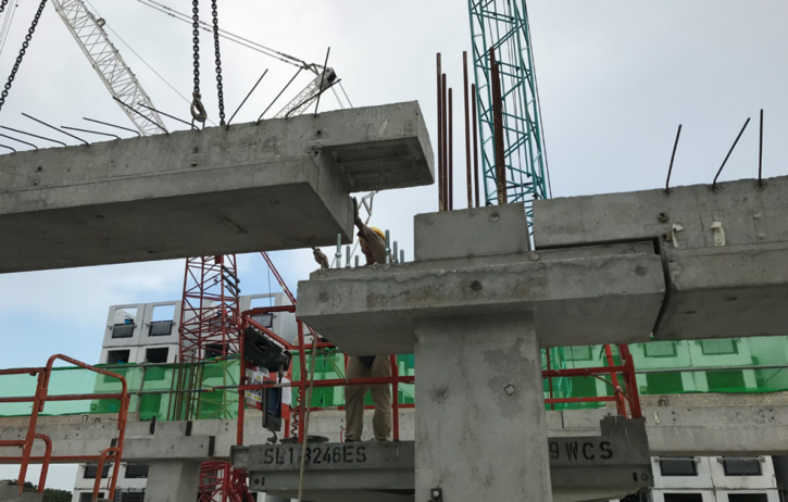 figure 2- integrated beam-column junction connection