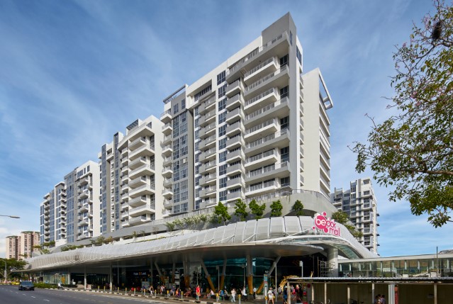 Bedok Mall and Bedok Residences